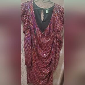 Multi-color Sequin Bodycon Dress Confetti Or Shimmer Style SIZE 1XL